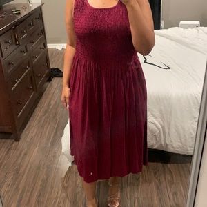 Large midi dress
